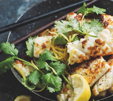 Đã thèm với mực nướng chanh tỏi ớt!